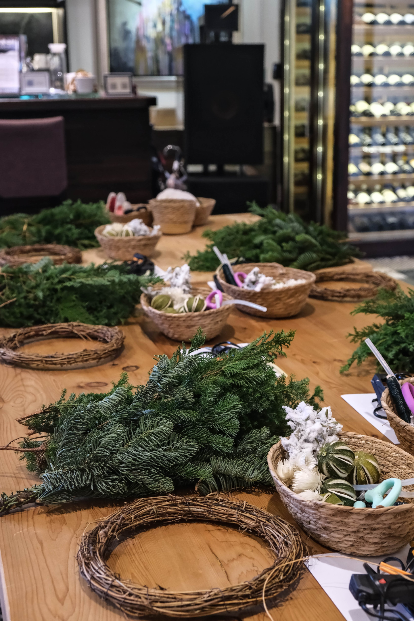 諾貝松聖誕花圈製作與勃根地品酒會