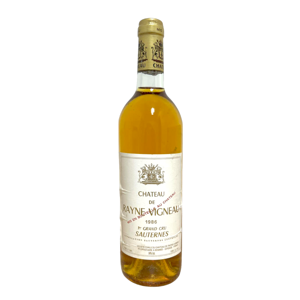 Château  de Rayne Vigneau  Premier Cru  1986 