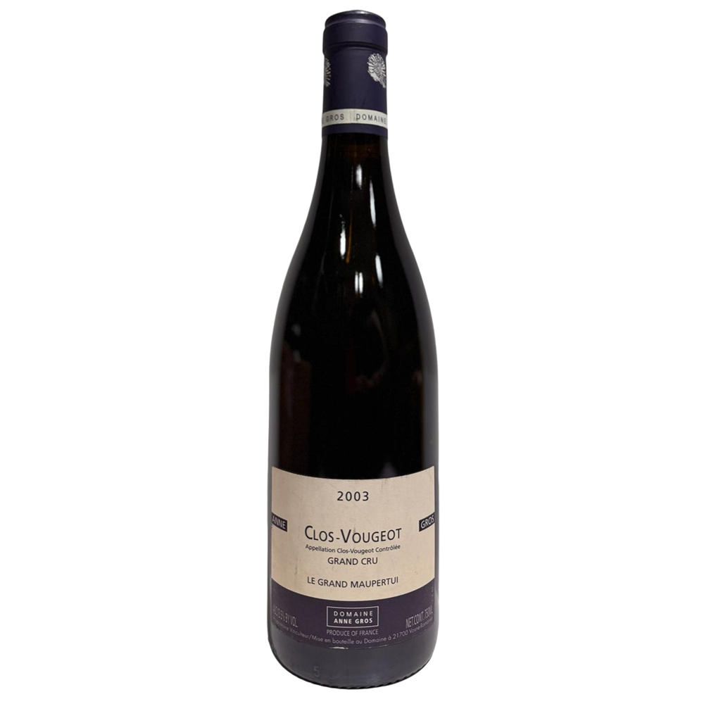 Domaine Anne Gros Clos de Vougeot Grand Cru Le Grand Maupertui Cote de Nuits, France 2003