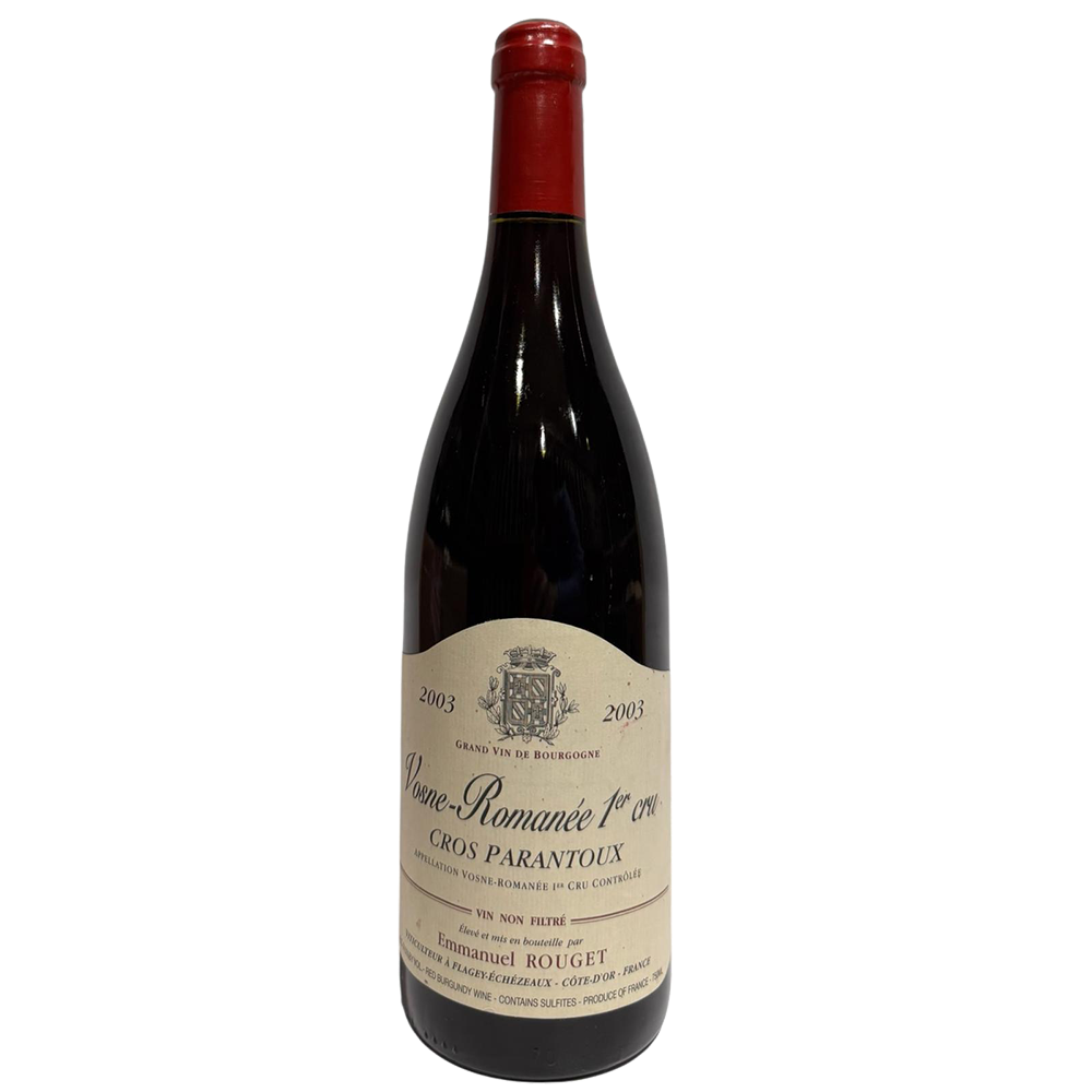 Emmanuel Rouget Cros Parantoux Vosne-Romanee Premier Cru	2003