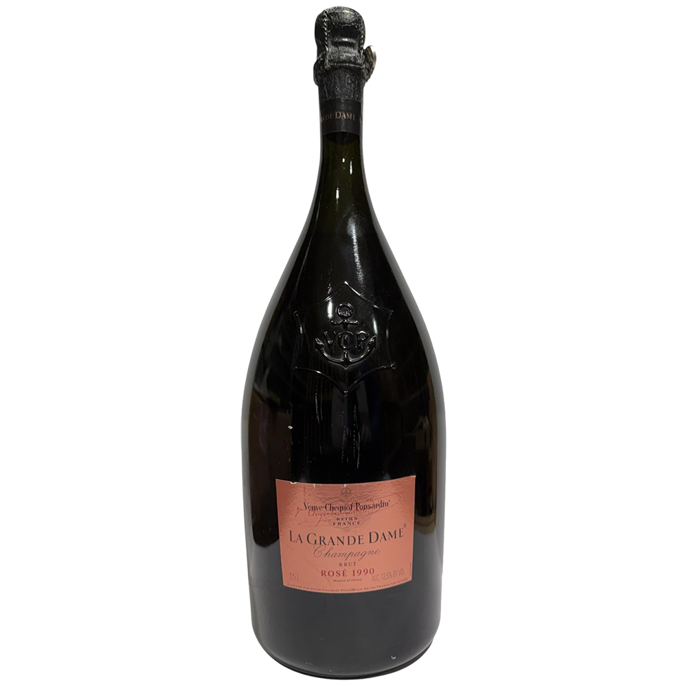 Veuve Clicquot La Grande Dame Brut Rose Champagne 1990 (1.5L)