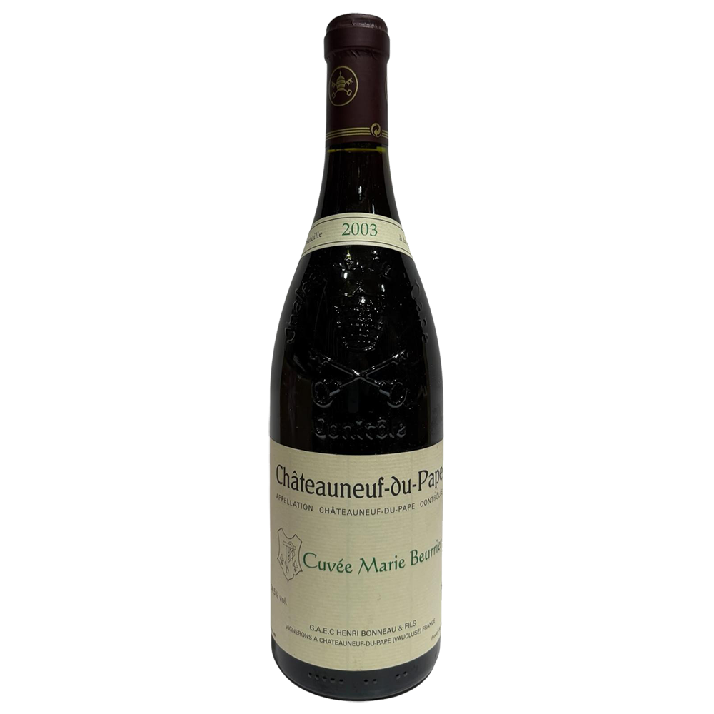 Henri Bonneau Chateauneuf-du-Pape Cuvee Marie Beurrier Rhone 2003