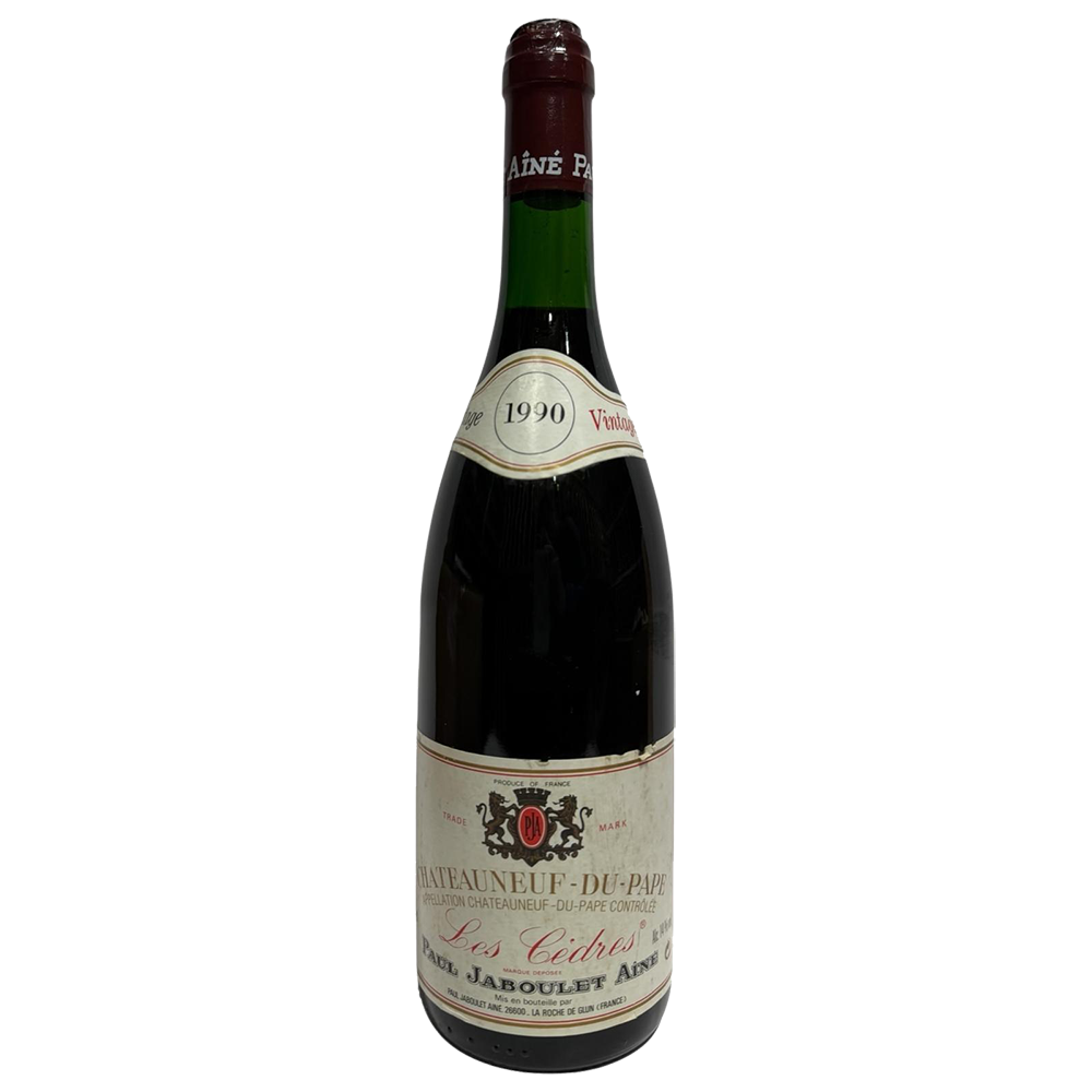 Paul Jaboulet Aine Chateauneuf-du-Pape Les Cedres Rhone 1990